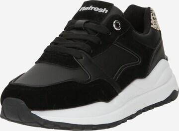 Refresh Sneakers laag in Zwart: voorkant