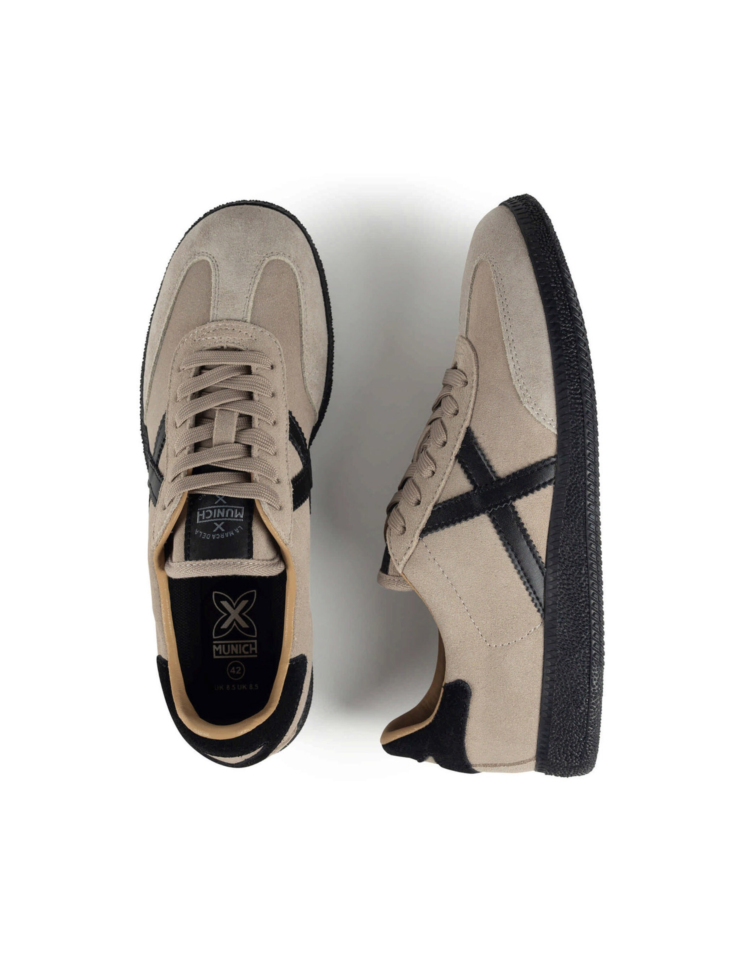 Sneaker bassa 'BARRU' di MUNICH in beige: superiore