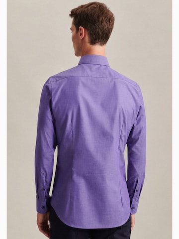 SEIDENSTICKER Slim fit Business Shirt in Purple
