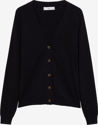 MANGO Cardigan 'Flora' en noir, Vue avec produit