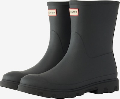 Guminiai batai iš HUNTER, spalva – raudona / juoda / balta, Prekių apžvalga