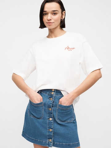 JJXX Tričko 'JXVALENTINE' - Biela