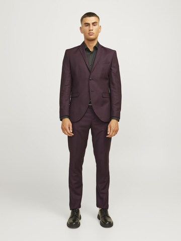 JACK & JONES Slimfit Colbert 'JPRSolaris' in Rood: voorkant