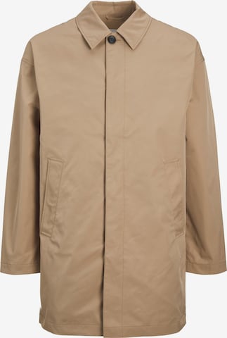 JACK & JONES Between-Seasons Coat 'Crease' in Beige: front