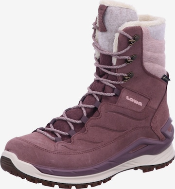 LOWA Boots 'CALCETA EVO' in Purple: front