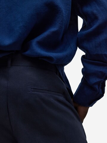 Regular Pantalon à pince Adolfo Dominguez en bleu