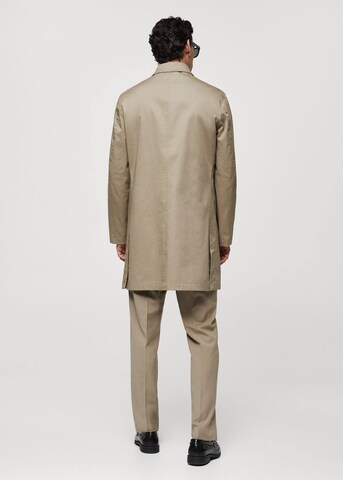 MANGO MAN Between-Seasons Coat 'CHAYTON' in Beige