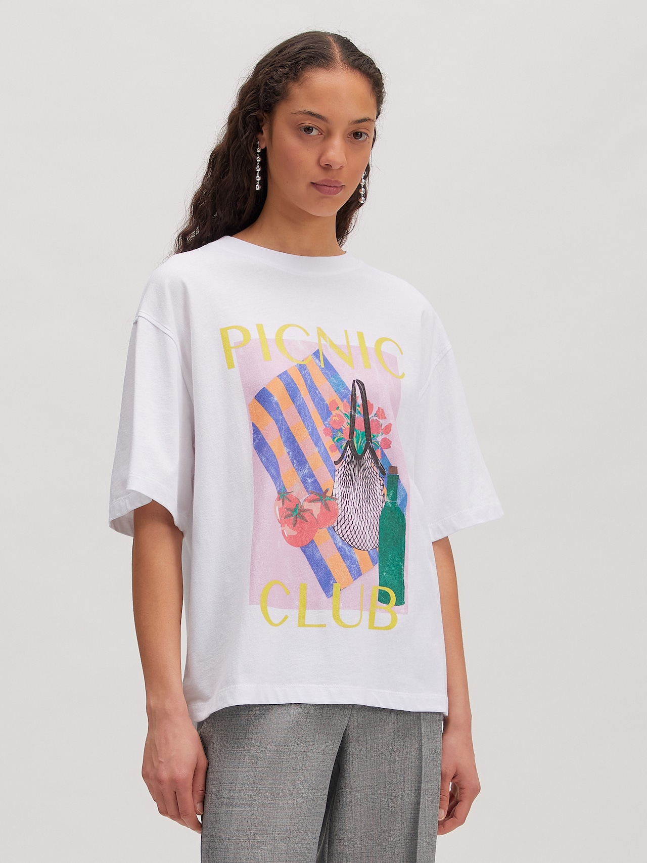 EDITED Produkte Shirt 'Xia' weiß