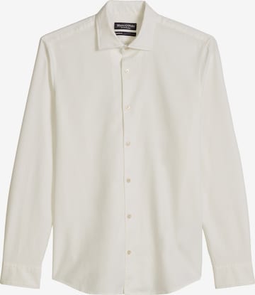 Coupe regular Chemise Marc O'Polo en blanc : devant