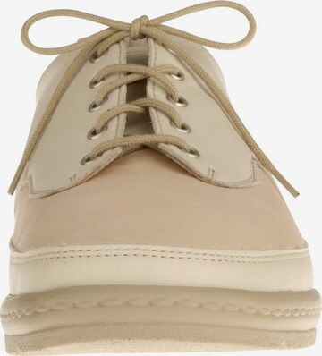 Natural Feet Lace-Up Shoes 'Paris' in Beige