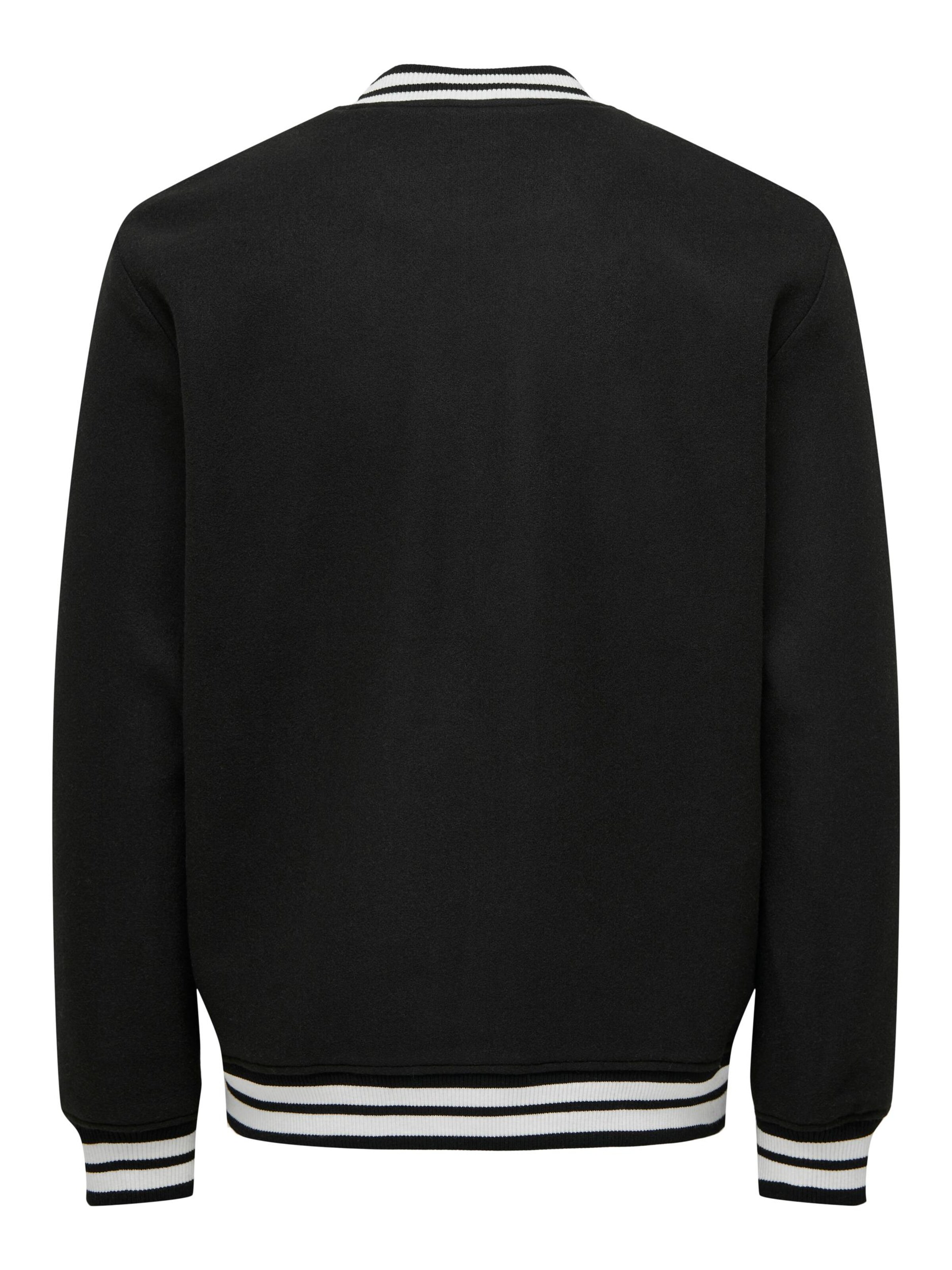 Only & Sons - Casaco meia-estação 'ONSDenver' em preto