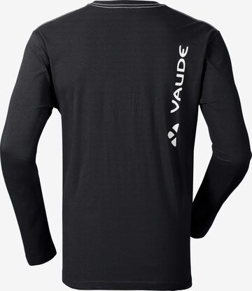 VAUDE Functioneel shirt 'Brand' in Zwart