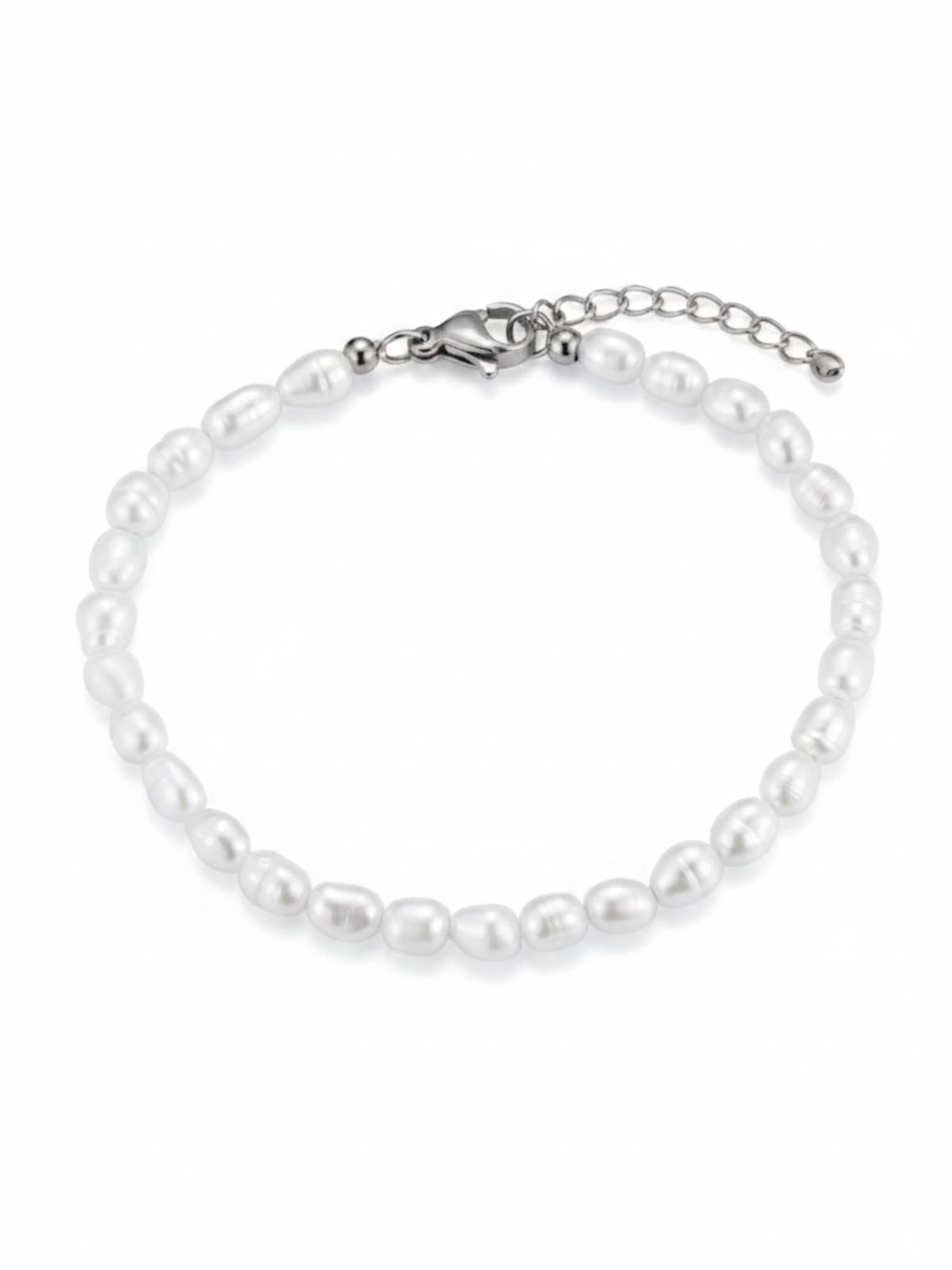 Cala Rose Armband 'PEARL' in 16 - 19 cm in de kleur Zilver, Productweergave
