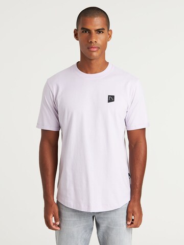 T-Shirt 'Brody' CHASIN' en violet : devant
