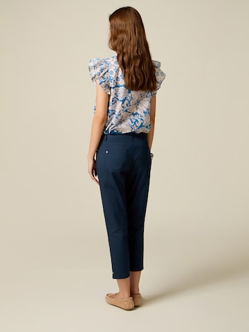 Effilé Pantalon oltre en bleu