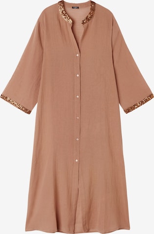 CALZEDONIA Dress in Brown: front