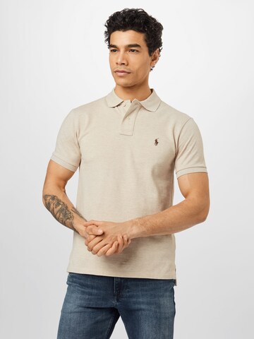 Polo Ralph Lauren Regular fit Μπλουζάκι σε μπεζ: μπροστά