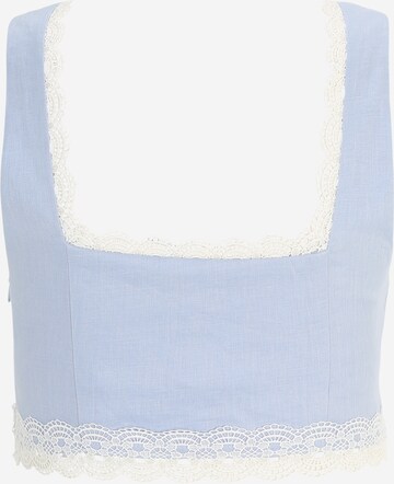 Forever New Petite - Top 'Lacey' em azul