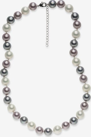 Lulu & Jane Necklace in Grey: front