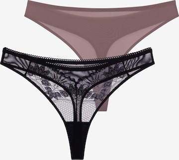 String 'Lincoln' Dorina en marron : devant
