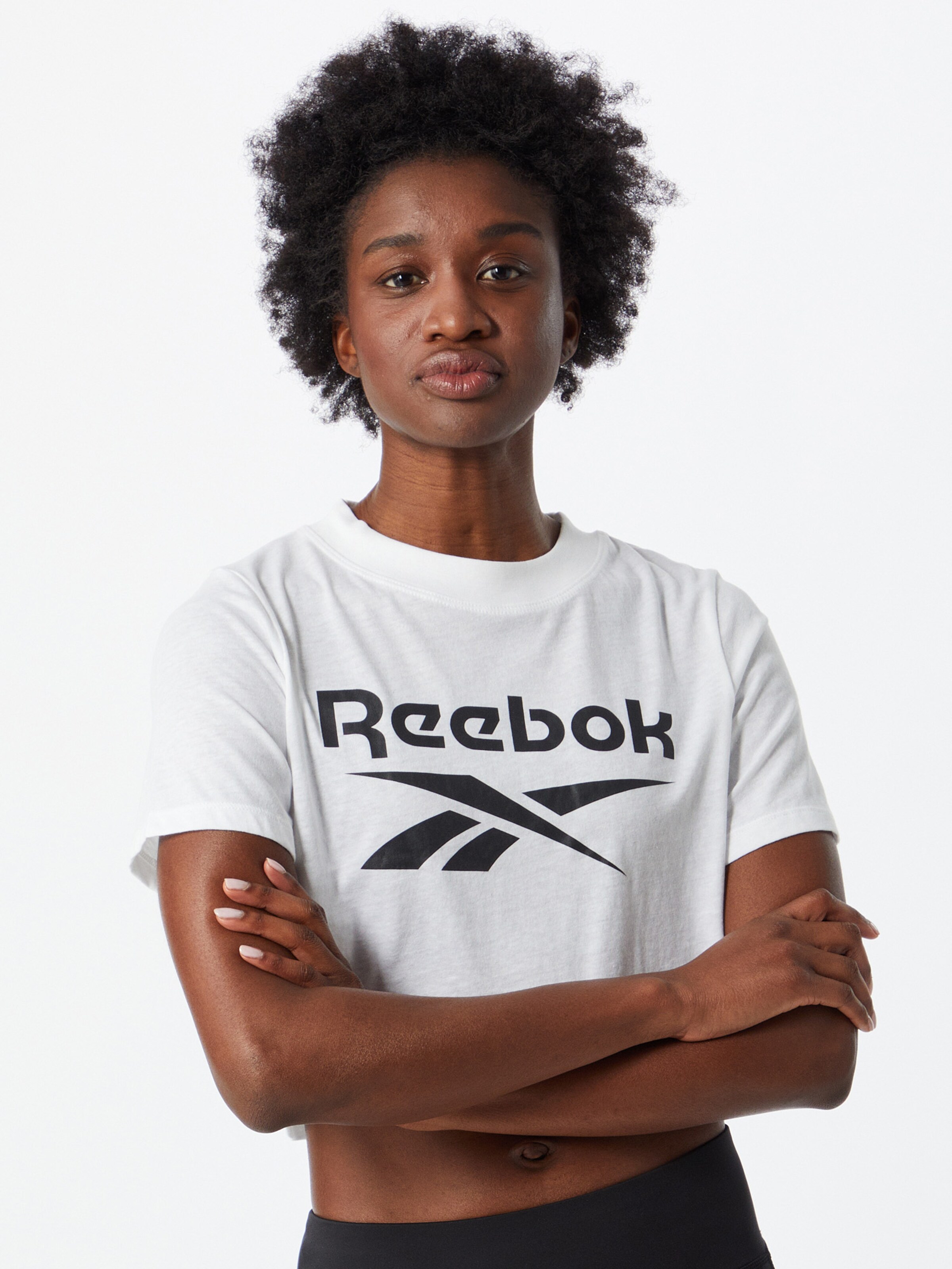 Reebok Maglietta in Bianco ABOUT YOU