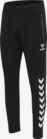 Effilé Pantalon de sport 'Ray 2.0' Hummel en noir