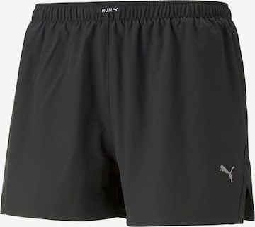 PUMA Regular Sportbroek in Zwart: voorkant