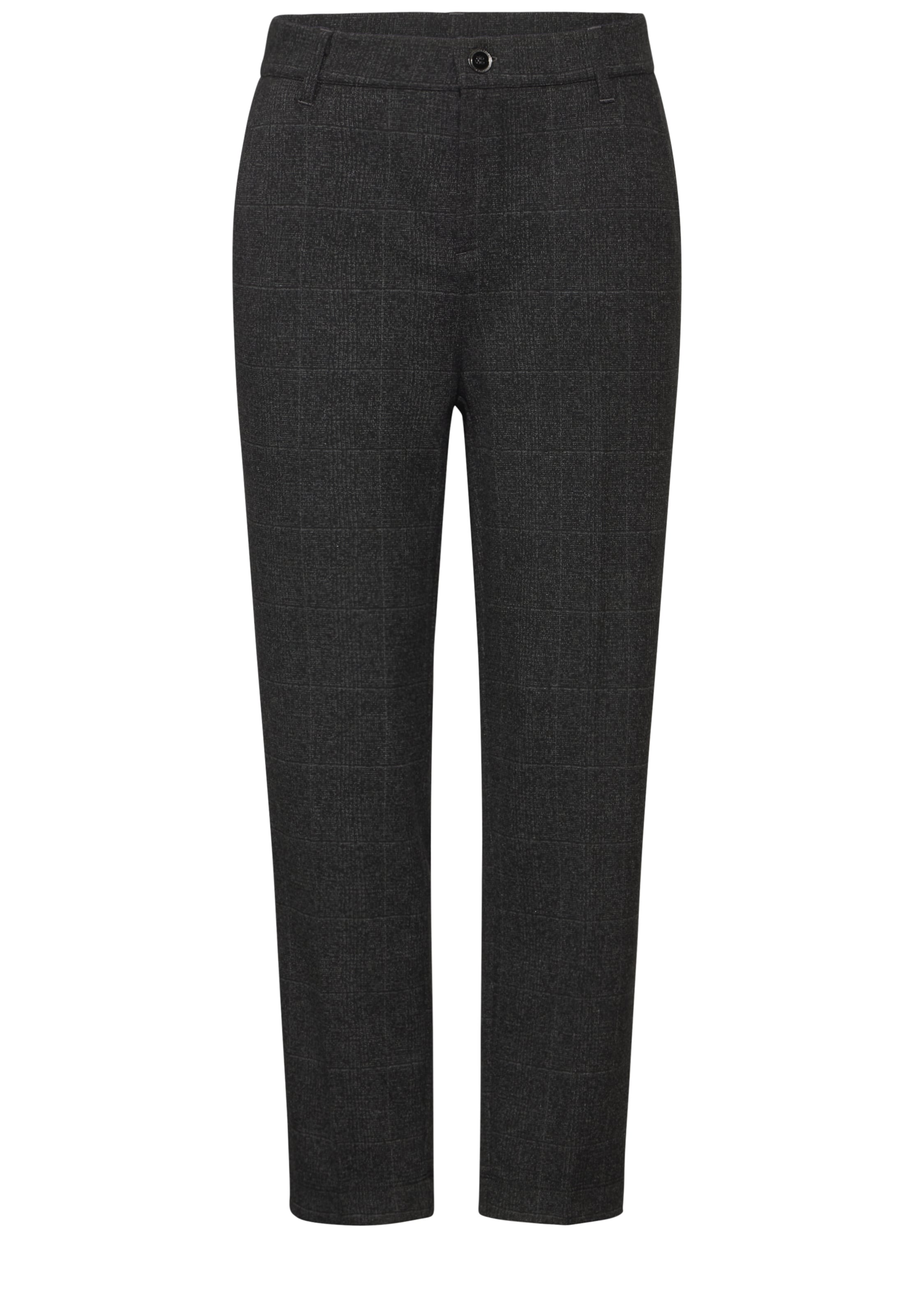Street One Studio Regular Chinohose in Schwarz: Vorderseite
