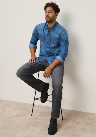 ARIZONA Regular fit Button Up Shirt in Blue