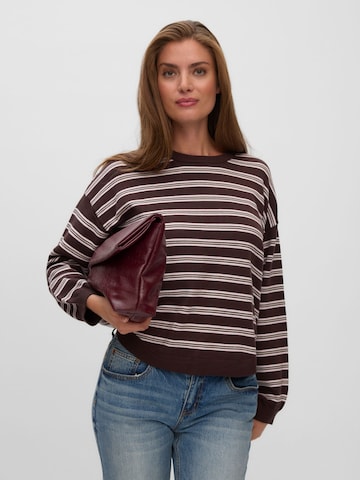 VERO MODA Pullover 'VMBarbara' i brun: forside