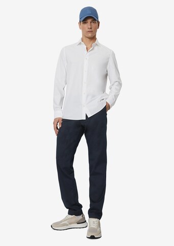 Coupe regular Chemise business Marc O'Polo en blanc