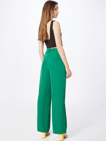Wide Leg Pantalon à plis Misspap en vert