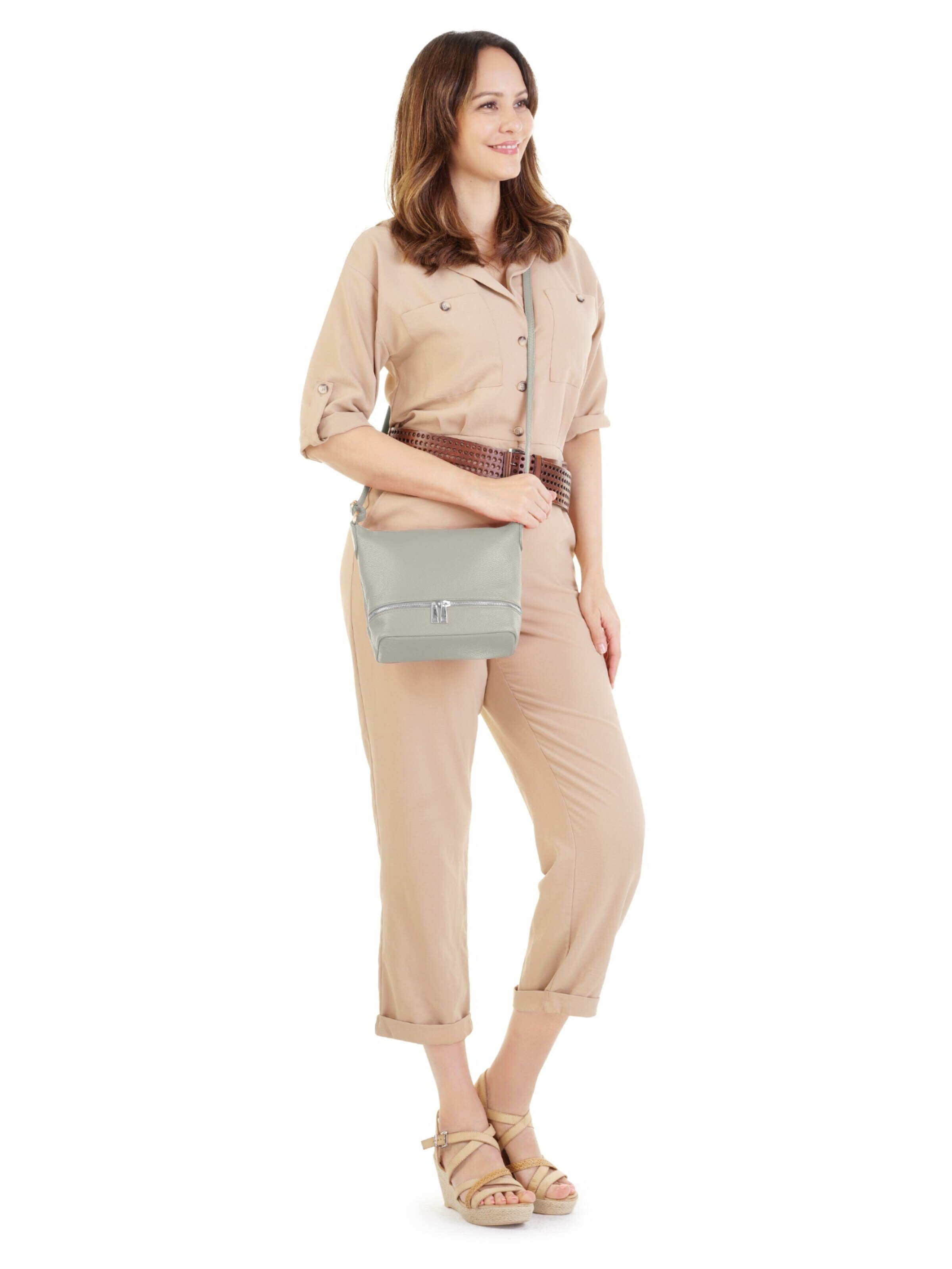 Cluty Crossbody Bag in Grey