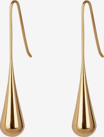Boucles d'oreilles 'Earrings Titanium' Chic by Lirette en or : devant