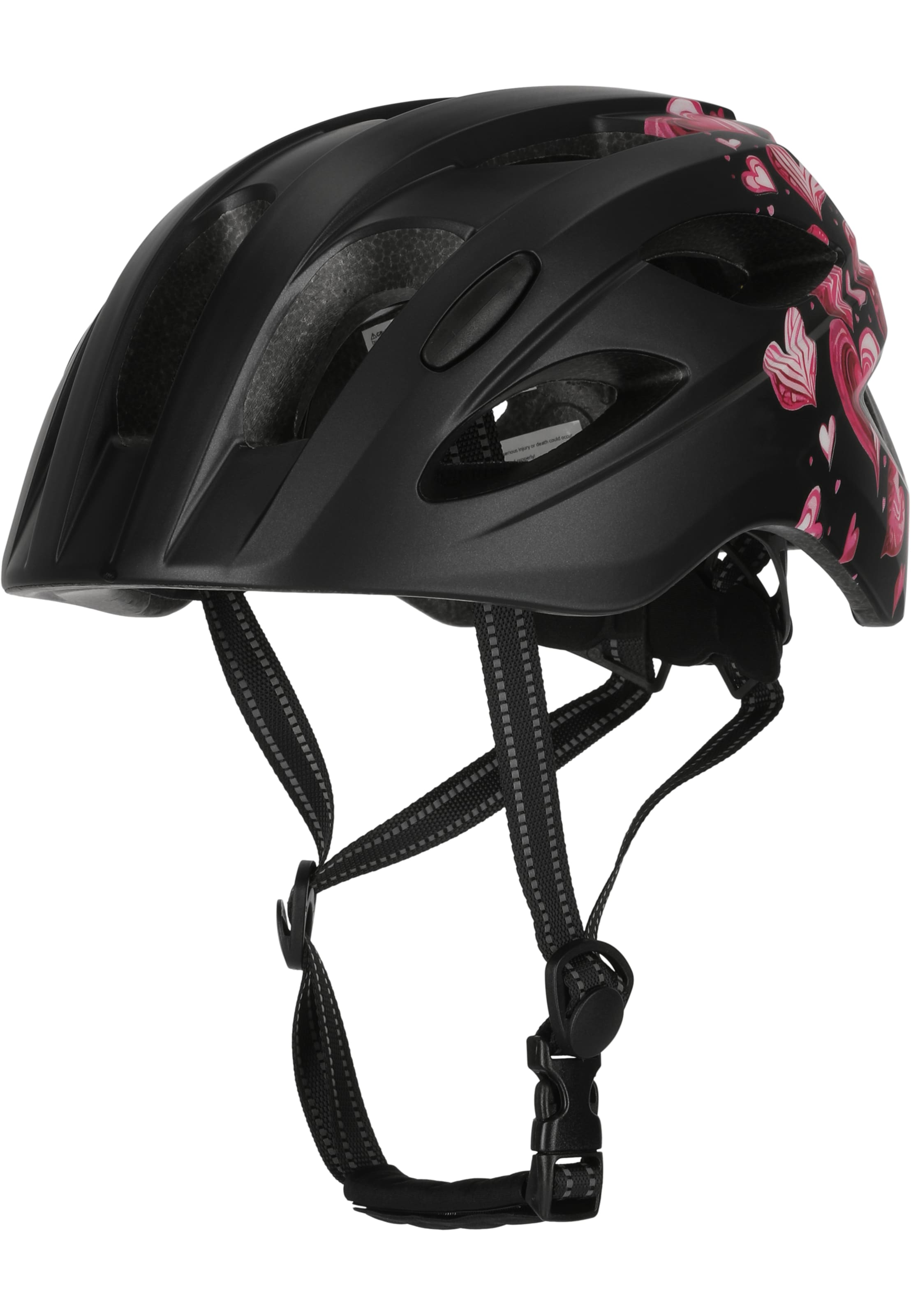 Crazy Safety Helmet in Black: front