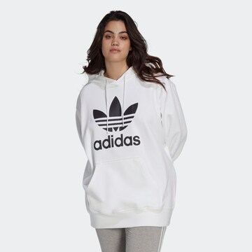 ADIDAS ORIGINALS Sweatshirt 'Adicolor' i hvit: forside