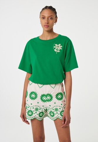 Fabienne Chapot Shirt in Groen: voorkant