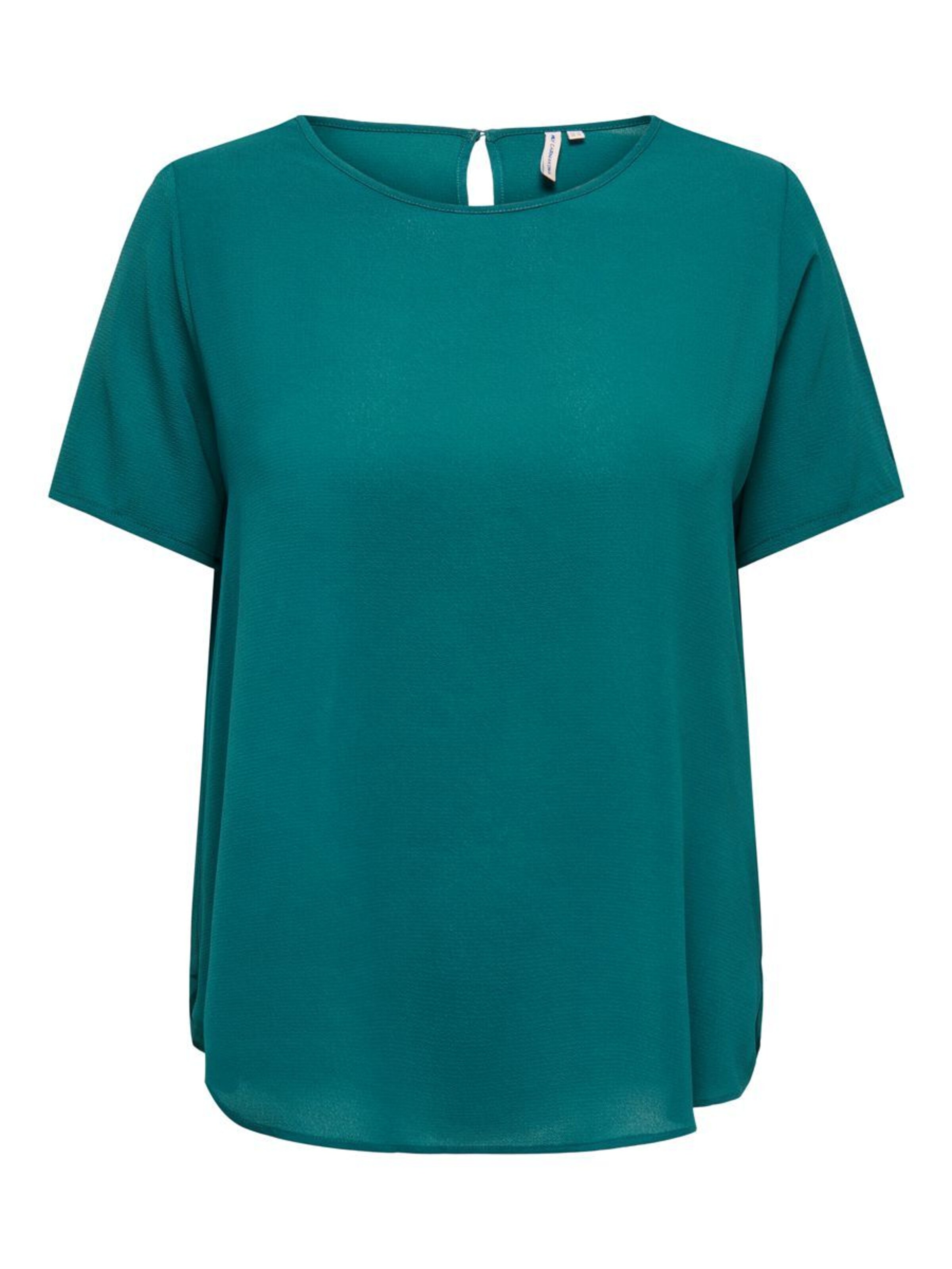 ONLY Carmakoma Bluse in Blau: Vorderseite