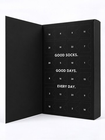 Occulto Socken 'Calendar'‌‌‌‌‌ in Schwarz