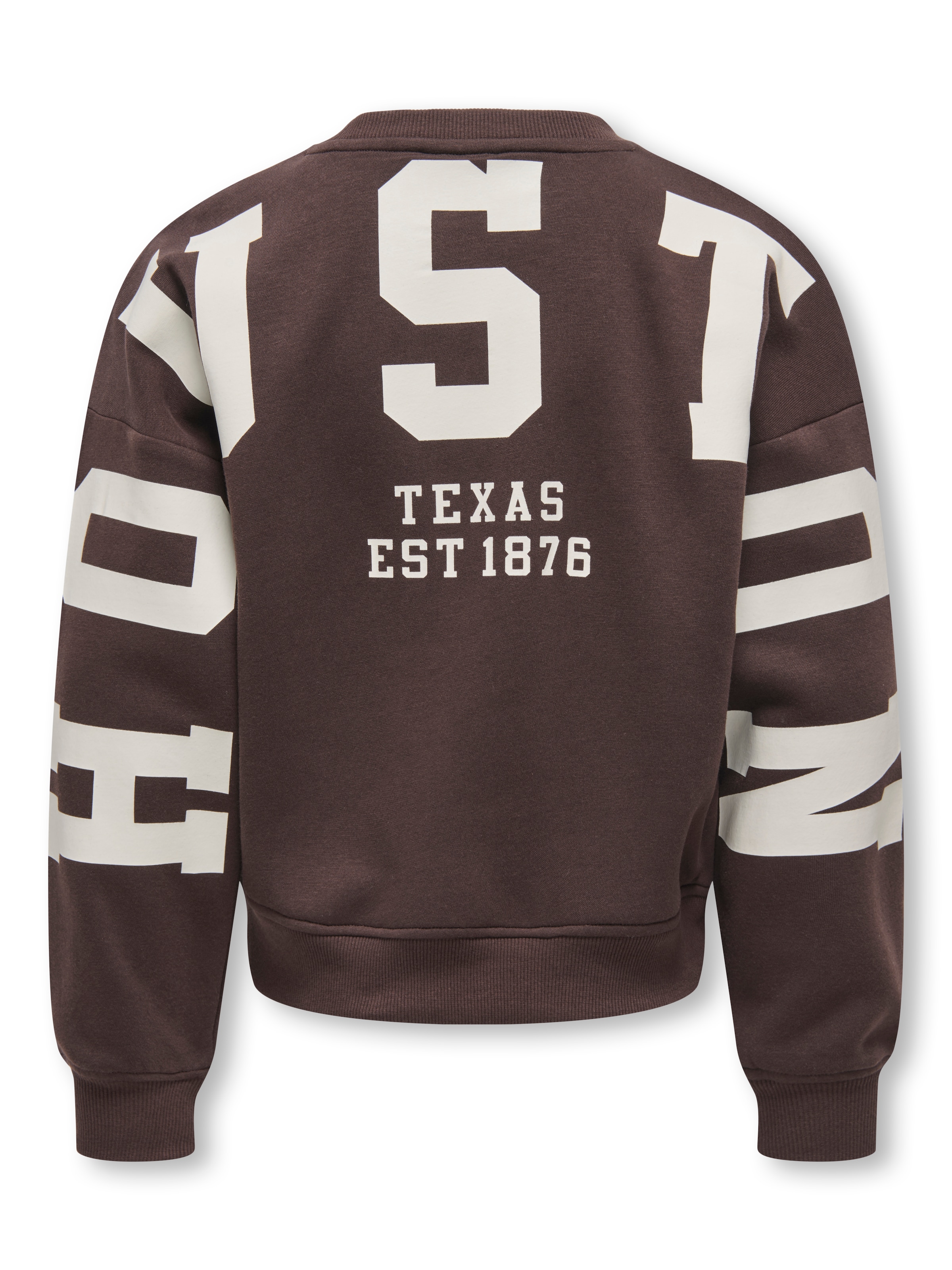 ONLY GIRLS Sweatshirt 'KOGSWEAT' in Brown