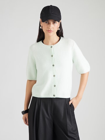 JDY Strickjacke 'JDYChloe' in Grün: Vorderseite