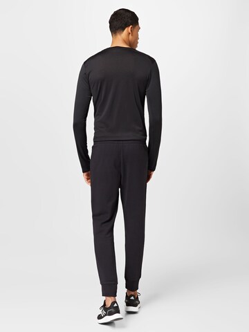 Effilé Pantalon de sport 'Essentials French Terry' ADIDAS SPORTSWEAR en noir