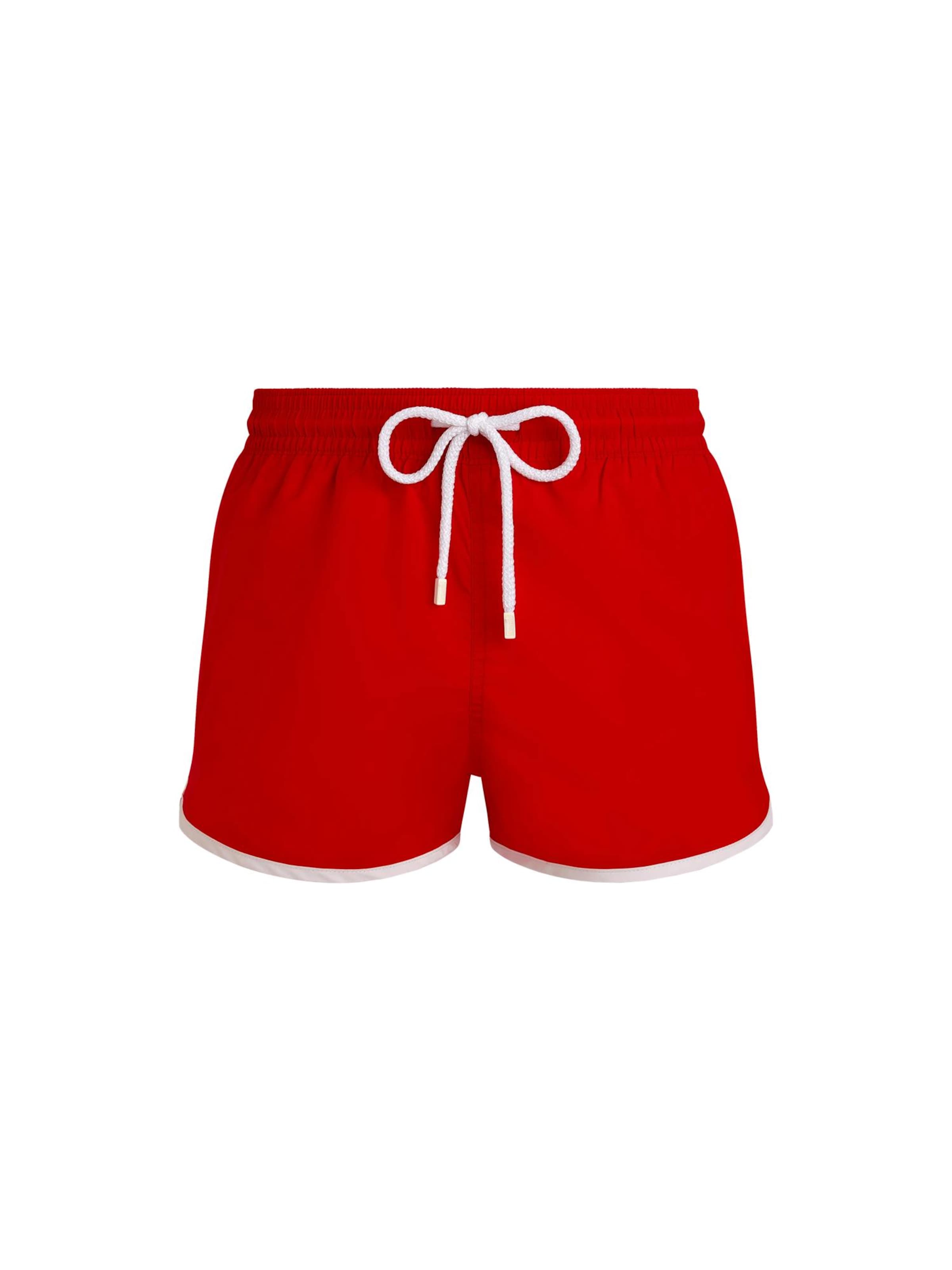 Pantaloncini da bagno di Vilebrequin in rosso: frontale