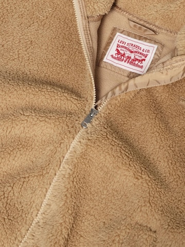 Levi's Kids Winterjacke 'LEVI'S kids LVG SHEPPA ZIP UP JACKET GIUBBINO'‌‌‌‌‌‌‌‌‌‌ in Beige