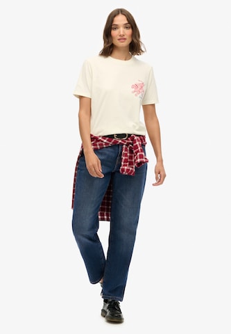 Superdry Shirt 'Tokyo Narrative' in Wit
