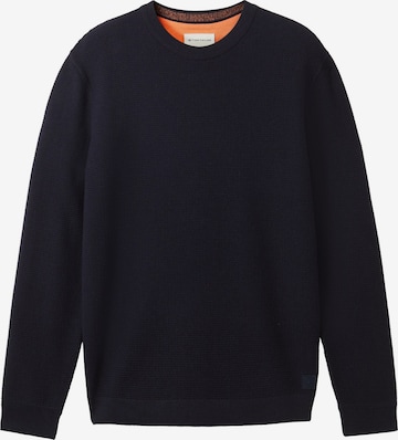 Pull-over TOM TAILOR en bleu : devant