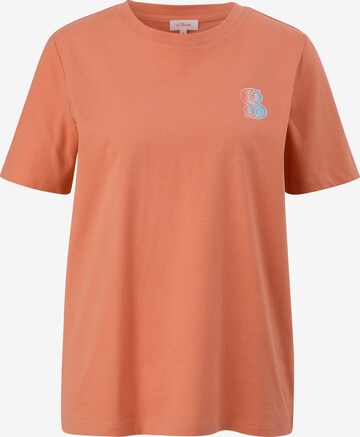 s.Oliver T-Shirt in Orange: predná strana