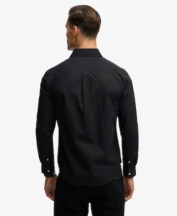 Fit confort Chemise Superdry en noir