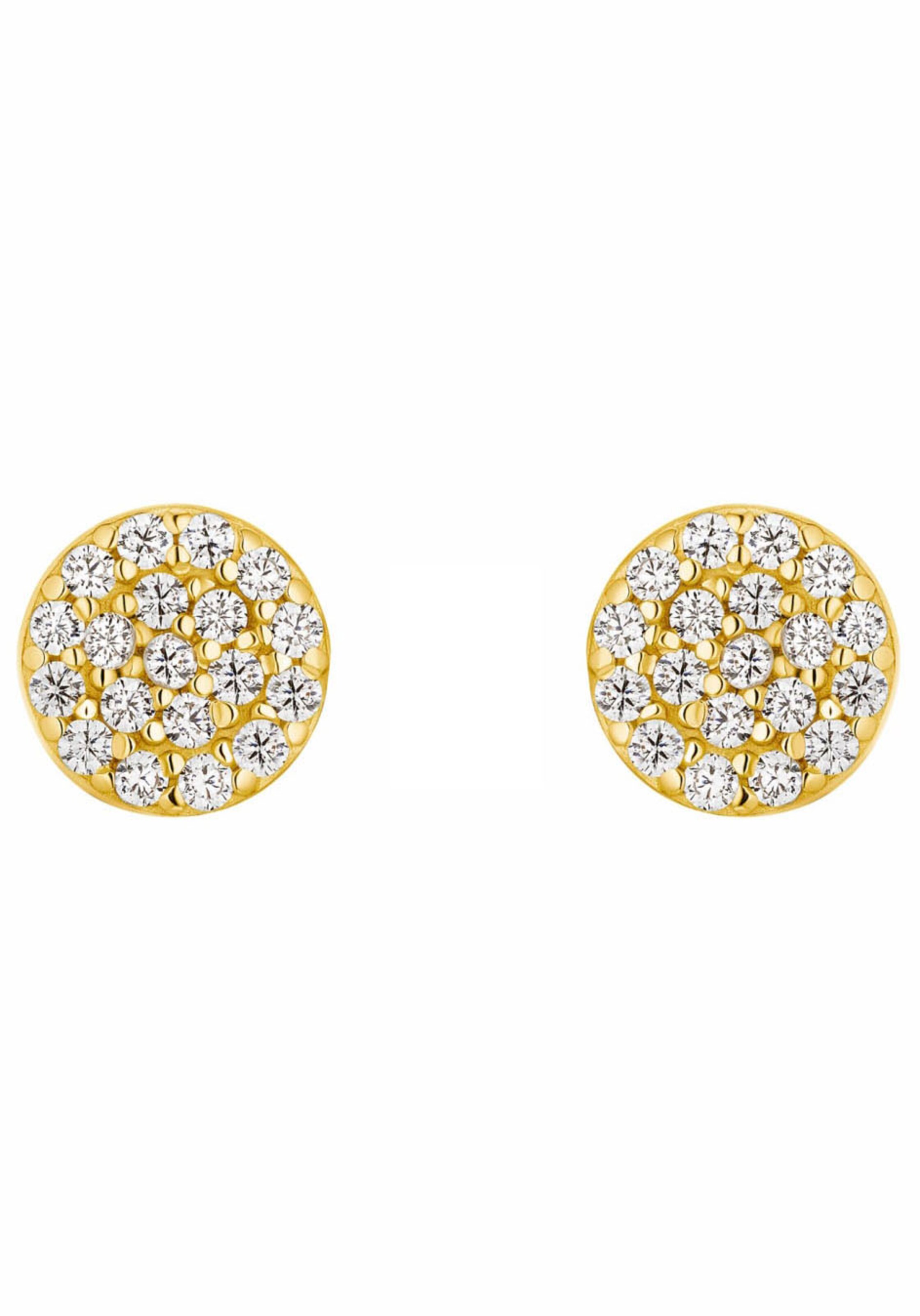 AMOR Earrings in Gold: front
