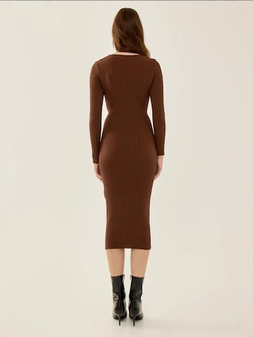 Hiccup Strickkleid in Braun